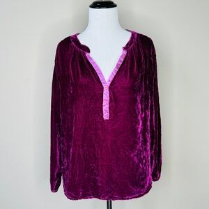 Free People Purple Velvet Camisole